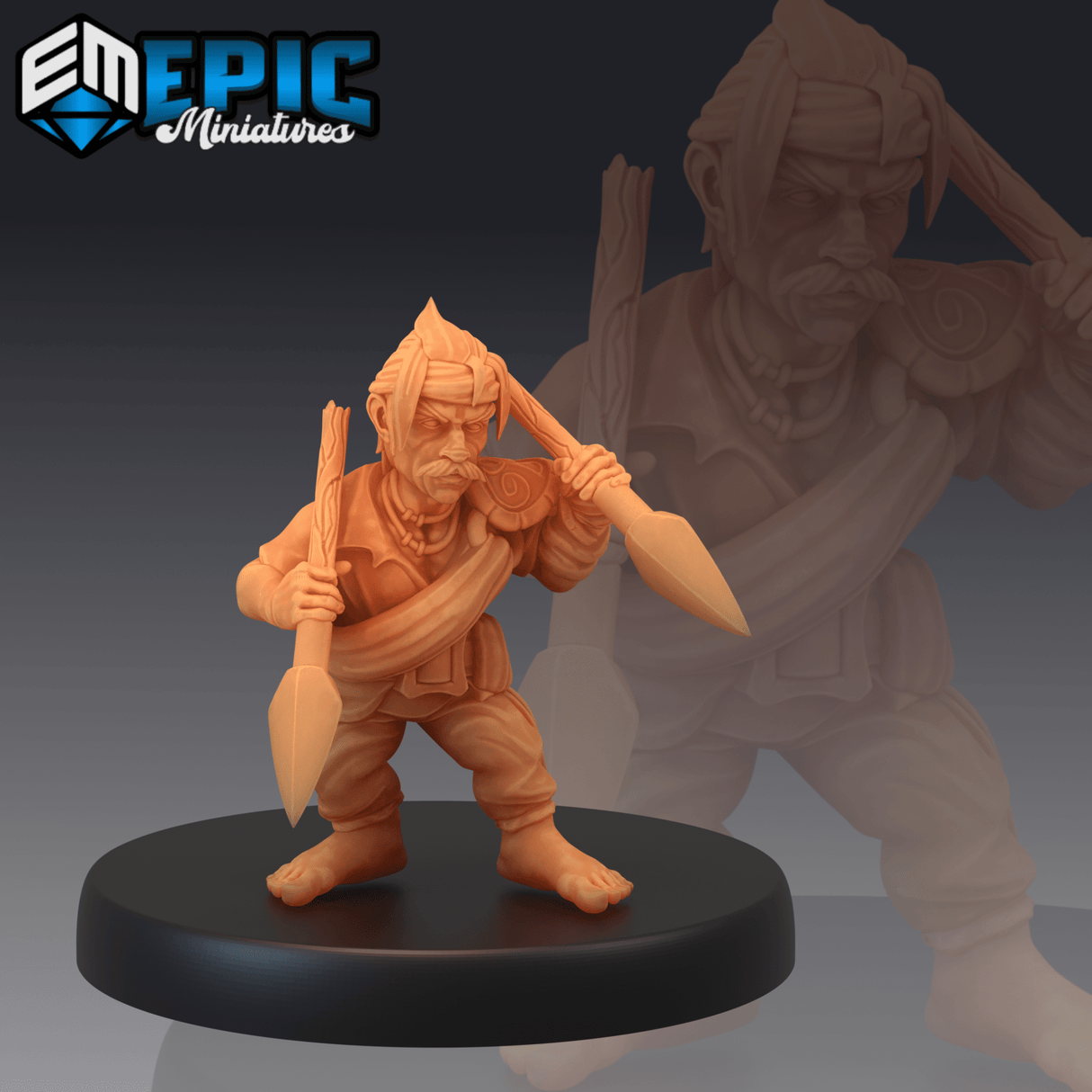 Gnome Pirates Miniature | C - Tabletop RPG & D&D miniature. Perfect for wargaming & collectors