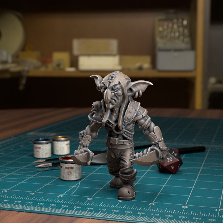 Goblin Battle Horde Miniature | Full Set All Models - Tabletop RPG & D&D miniature. Perfect for wargaming & collectors