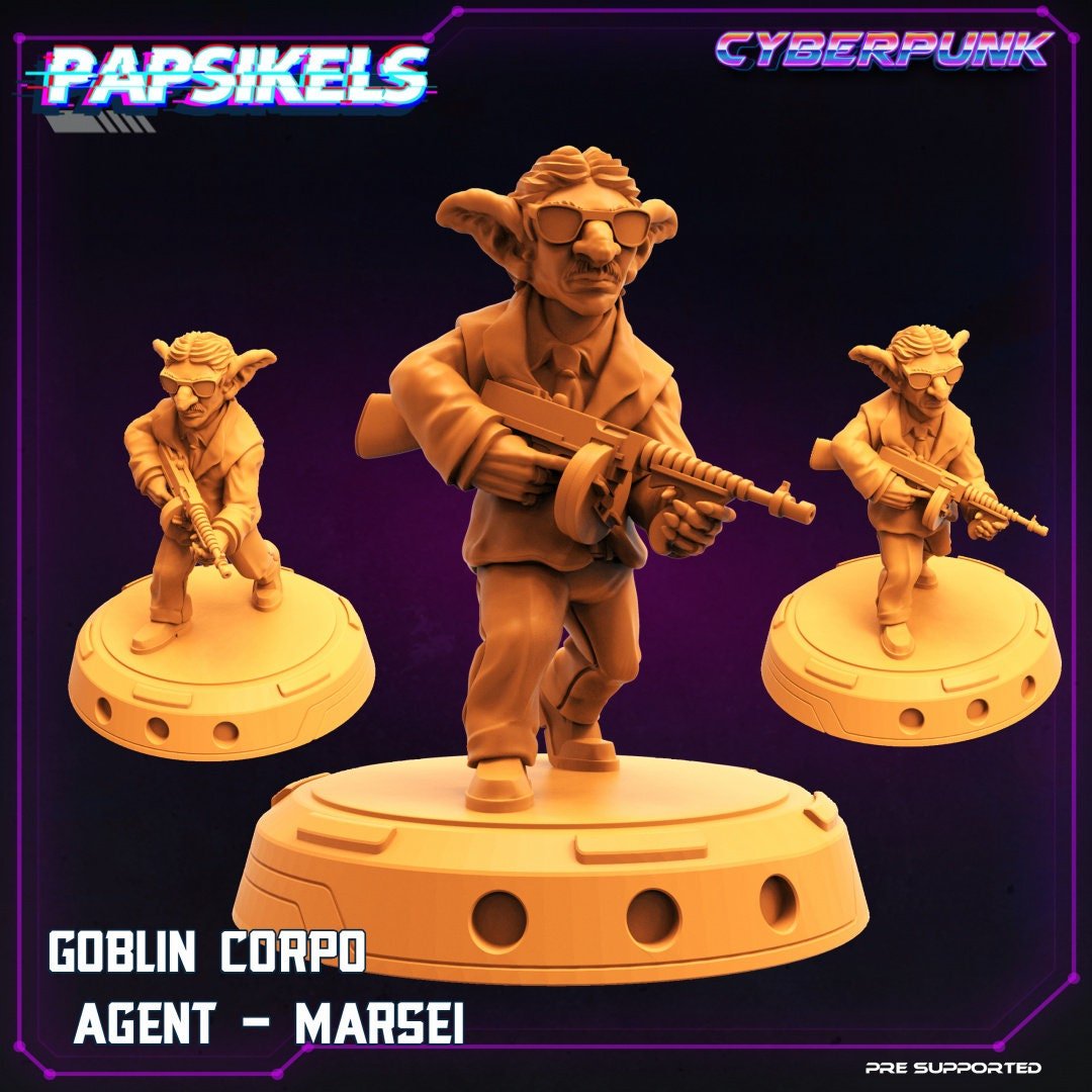 Goblin Heist Miniature | Marsei - Tabletop RPG & D&D miniature. Perfect for wargaming & collectors