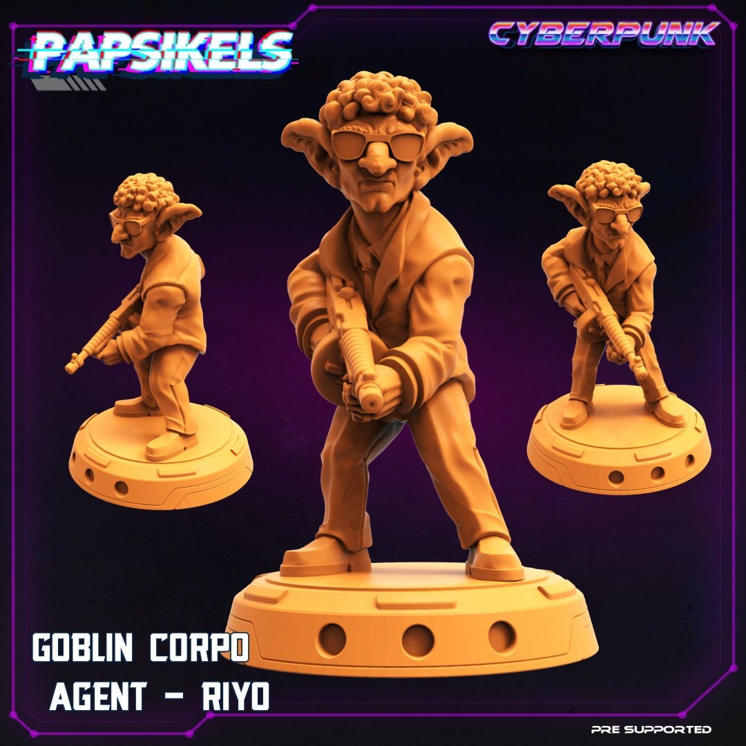 Goblin Heist Miniature | Riyo - Tabletop RPG & D&D miniature. Perfect for wargaming & collectors