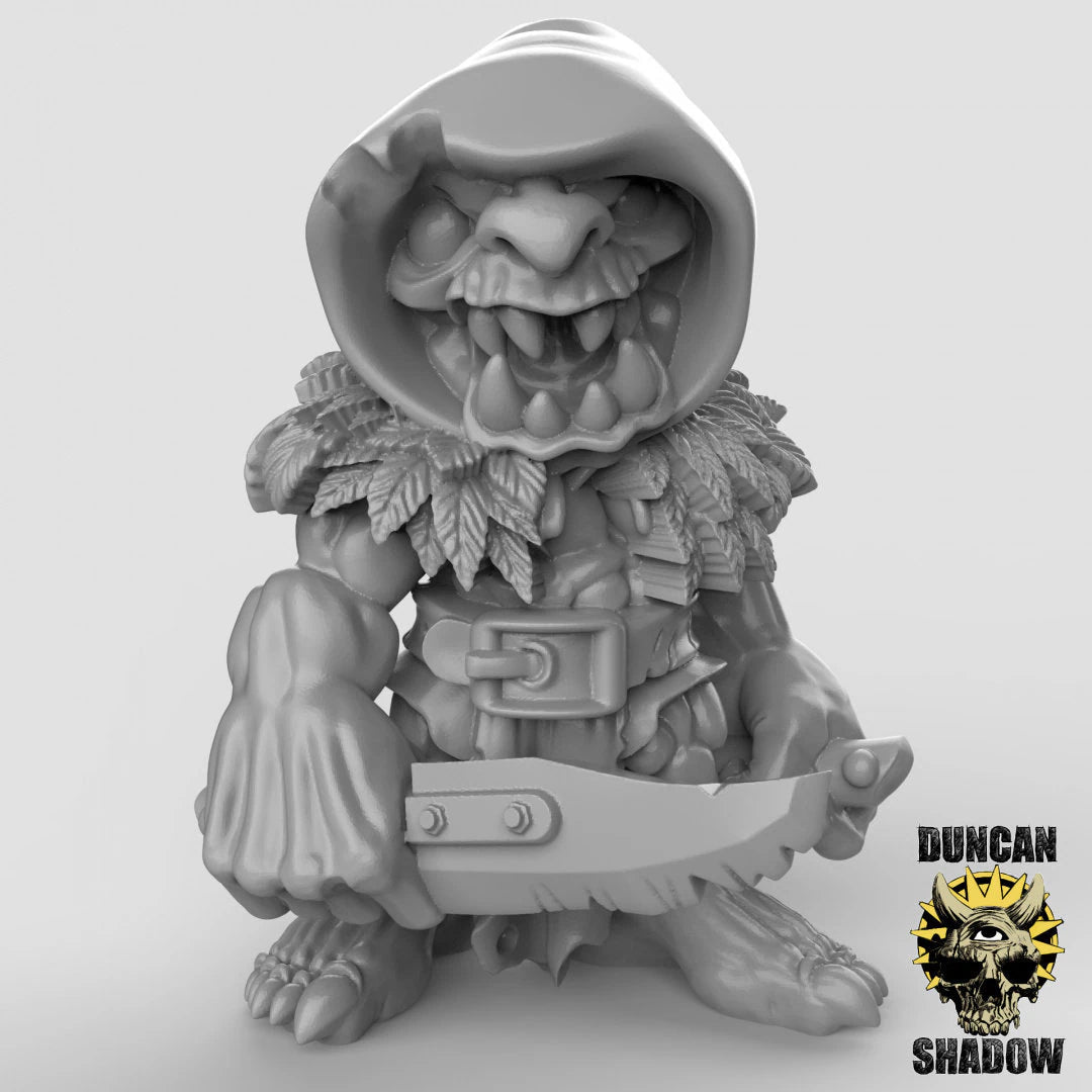 Goblin Hunter Miniature | B - Tabletop RPG & D&D miniature. Perfect for wargaming & collectors