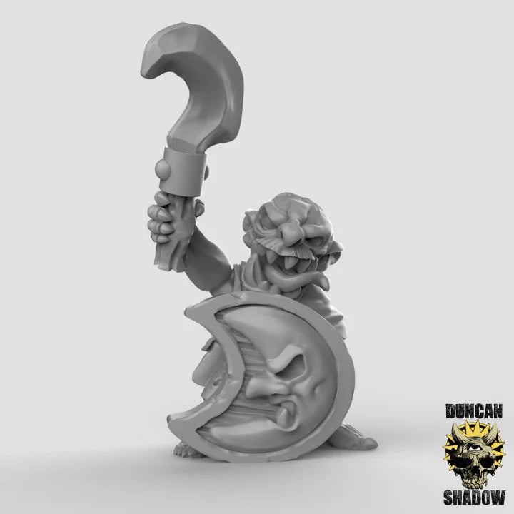 Goblin leaders Miniature | B - Tabletop RPG & D&D miniature. Perfect for wargaming & collectors