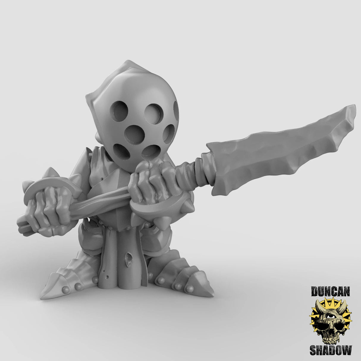 Goblin Polearm Miniature | C - Tabletop RPG & D&D miniature. Perfect for wargaming & collectors