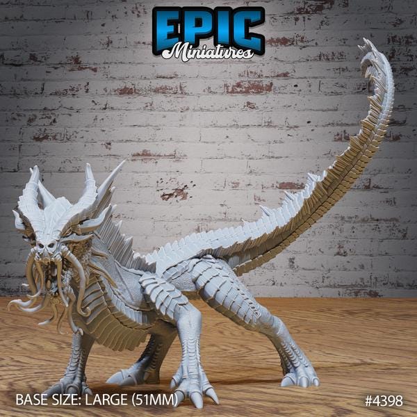 Gold Drake Miniature | 4398 - Tabletop RPG & D&D miniature. Perfect for wargaming & collectors