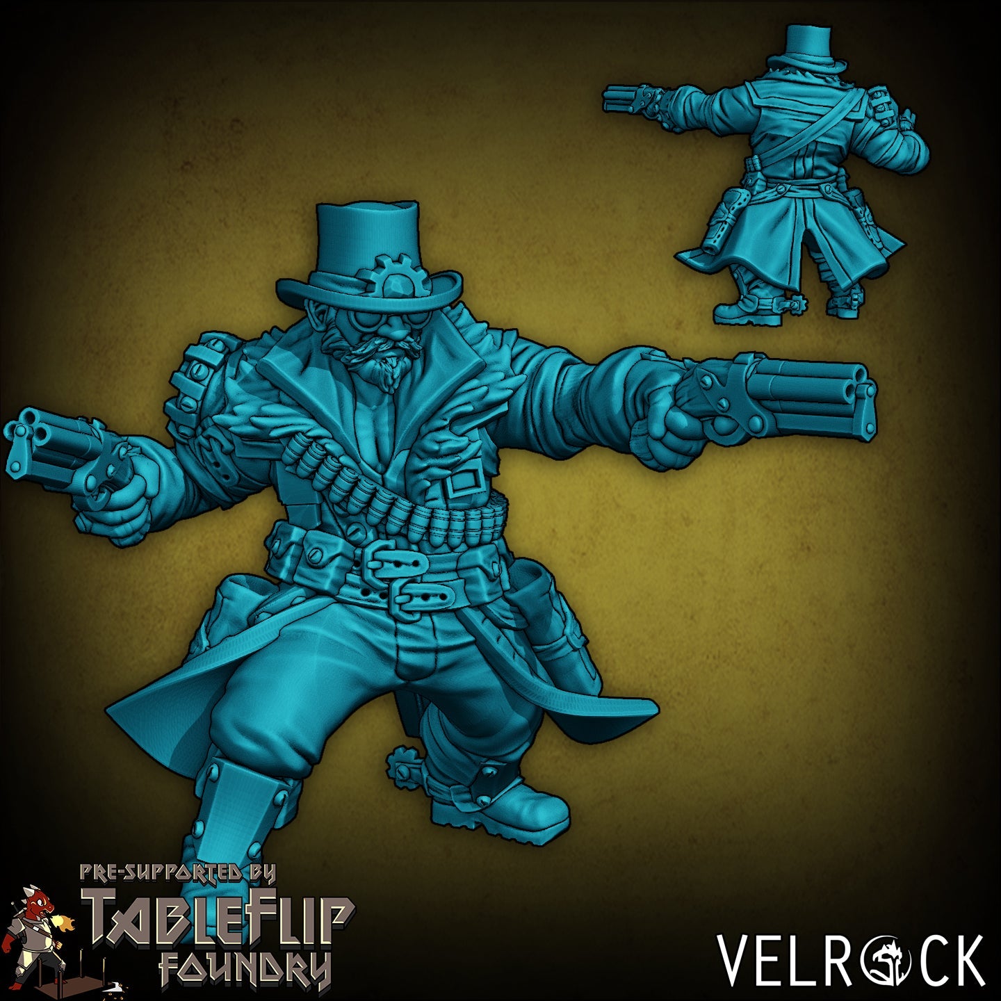 Gothic Industrialist NPC Miniature - A - 32mm