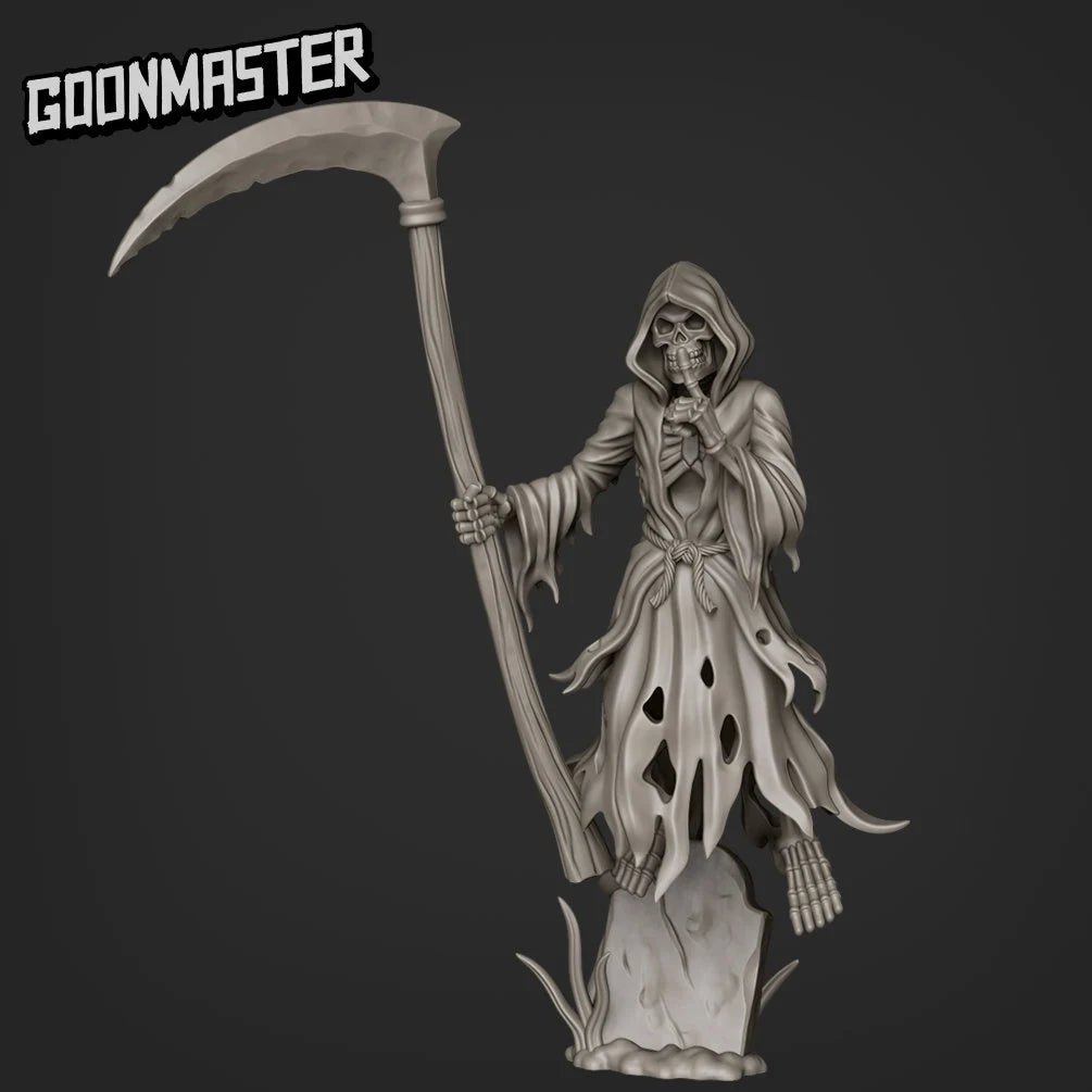 Grim Reaper Miniature | A - Tabletop RPG & D&D miniature. Perfect for wargaming & collectors