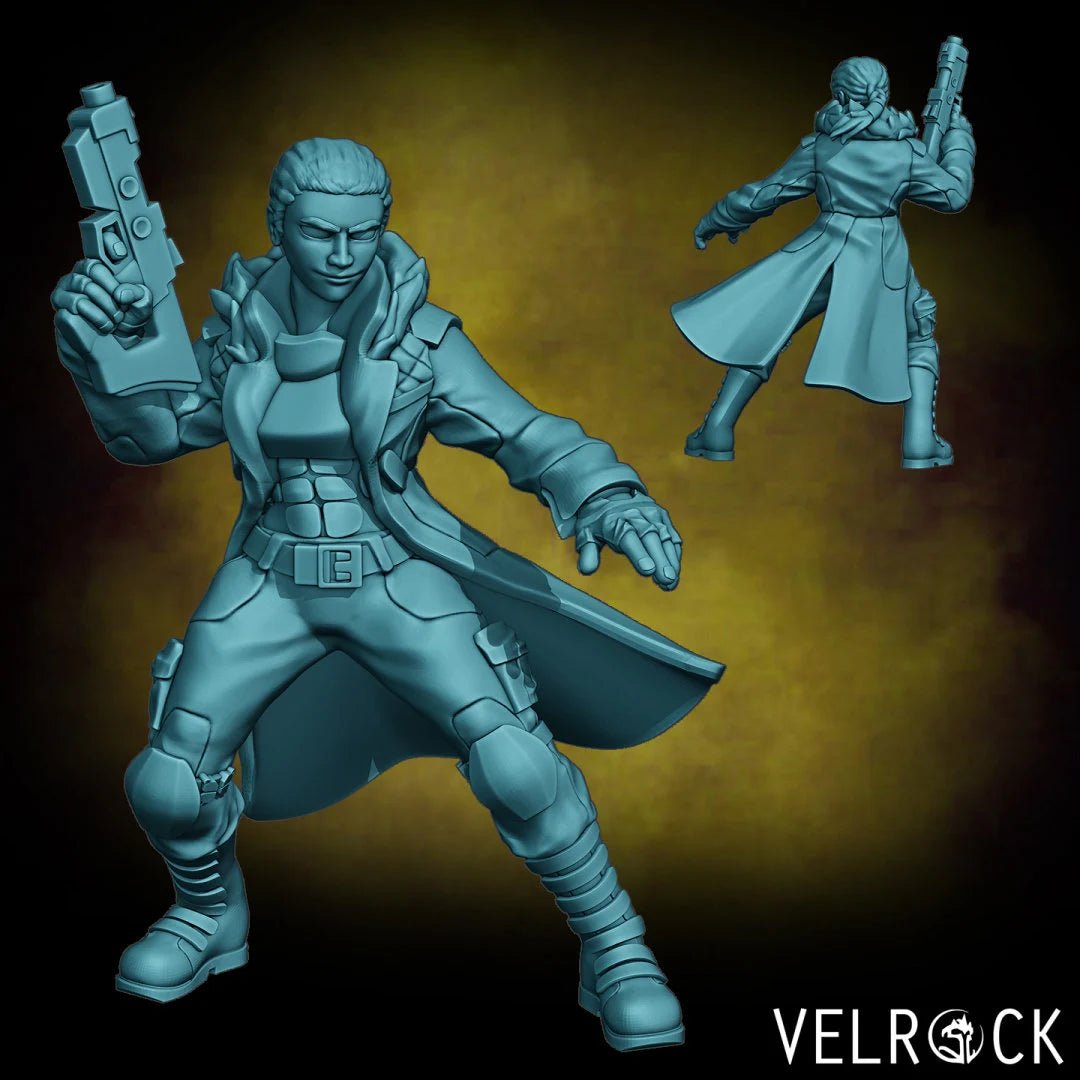 female Guardsmen Miniature | C - Tabletop RPG & D&D miniature. Perfect for wargaming & collectors