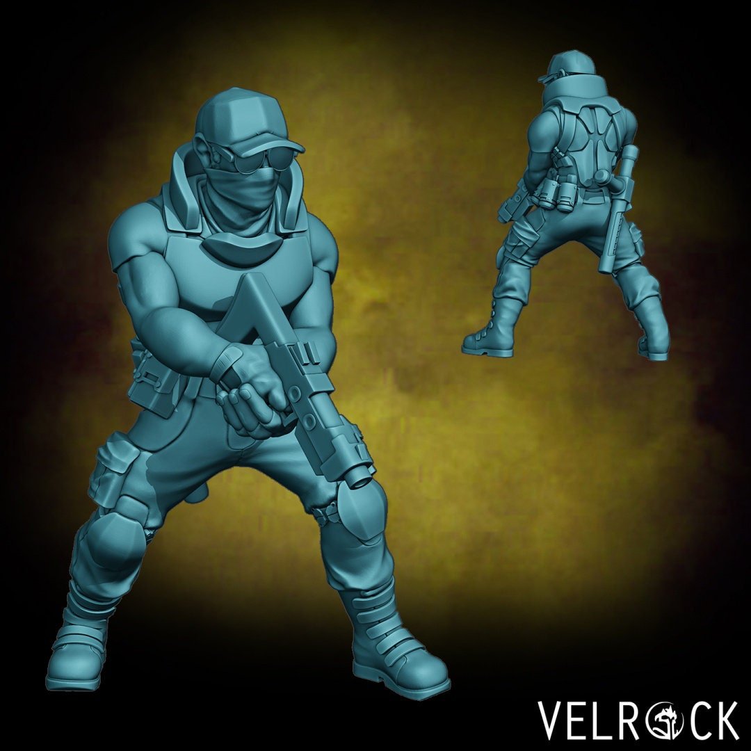 Guardsmen Miniature | G - Tabletop RPG & D&D miniature. Perfect for wargaming & collectors