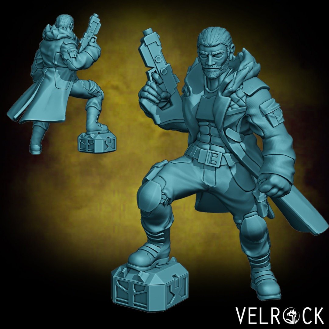Guardsmen Miniature | H - Tabletop RPG & D&D miniature. Perfect for wargaming & collectors