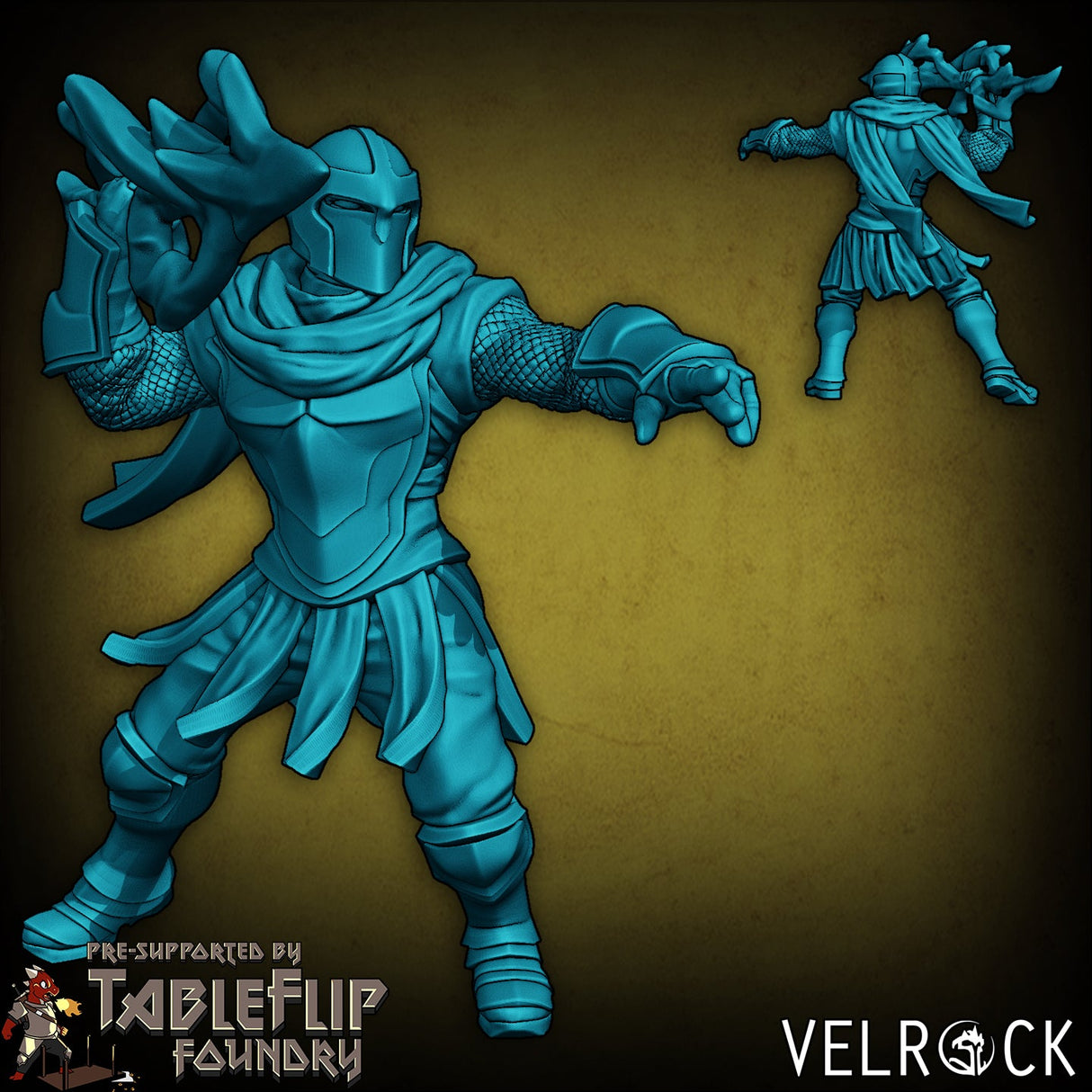 High Elf Paladins Miniature | A - Tabletop RPG & D&D miniature. Perfect for wargaming & collectors
