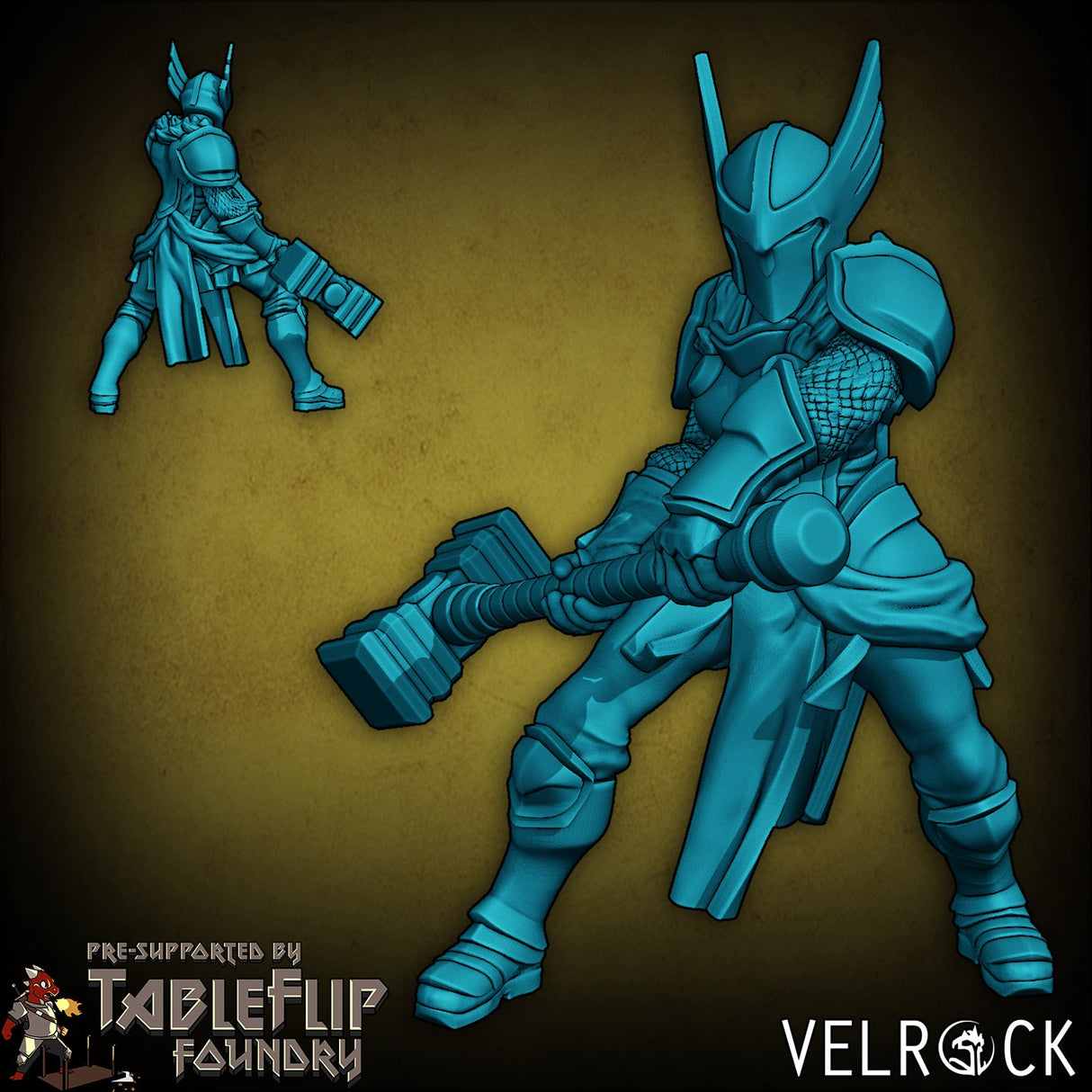 High Elf Paladins Miniature | G - Tabletop RPG & D&D miniature. Perfect for wargaming & collectors
