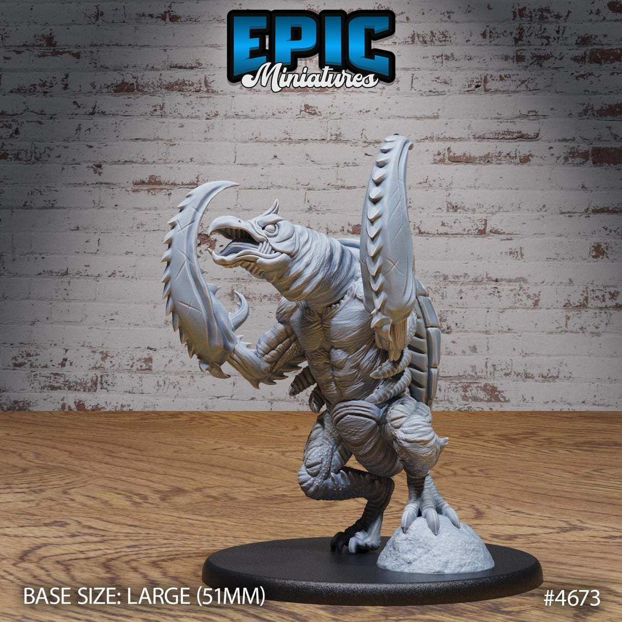 Epic Hook Horror Miniature | 4673 - Tabletop RPG & D&D miniature. Perfect for wargaming & collectors