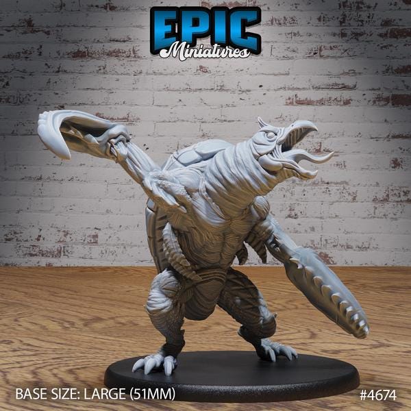 Epic Hook Horror Miniature | 4674 - Tabletop RPG & D&D miniature. Perfect for wargaming & collectors