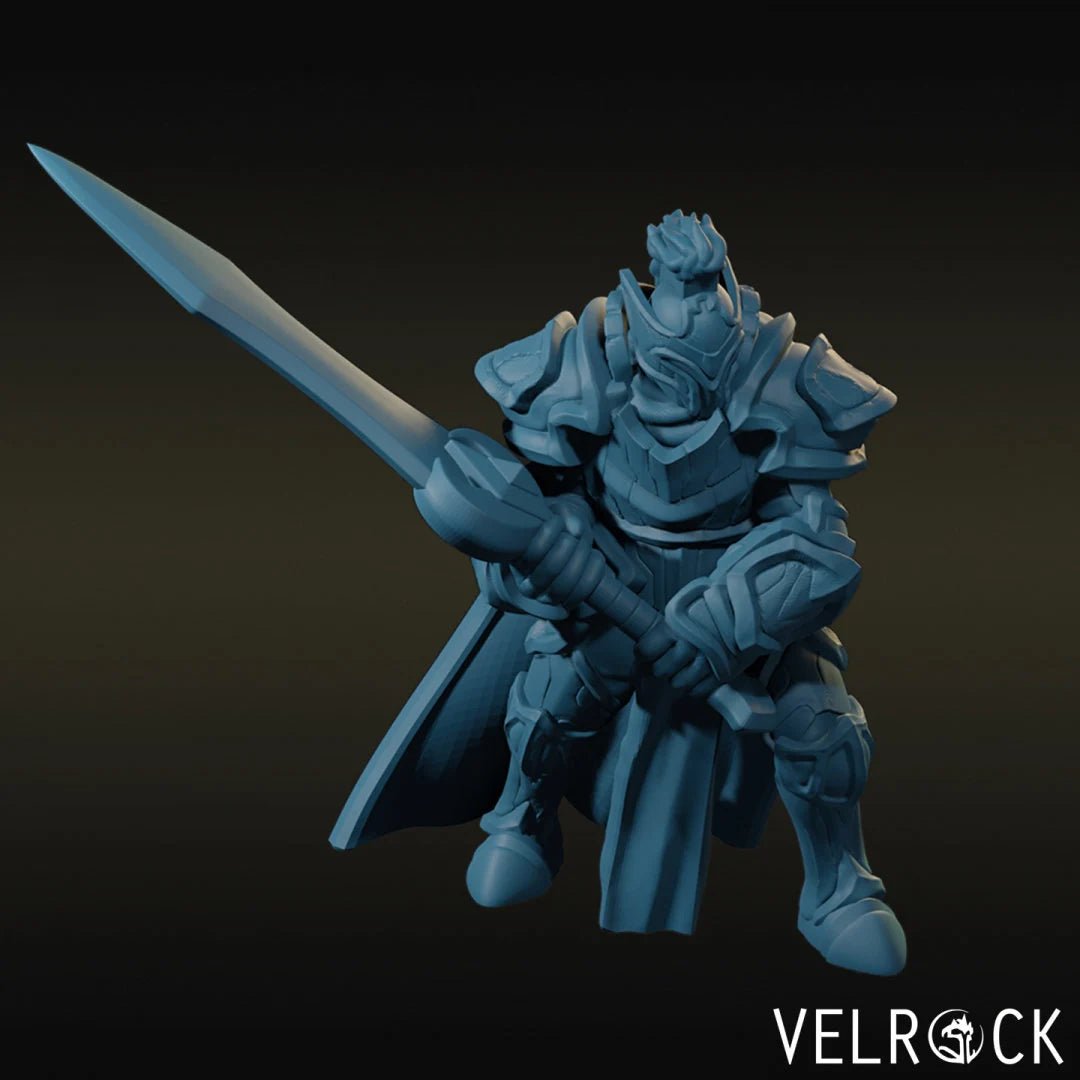 Human Paladin bundle | B - Tabletop RPG & D&D miniature. Perfect for wargaming & collectors