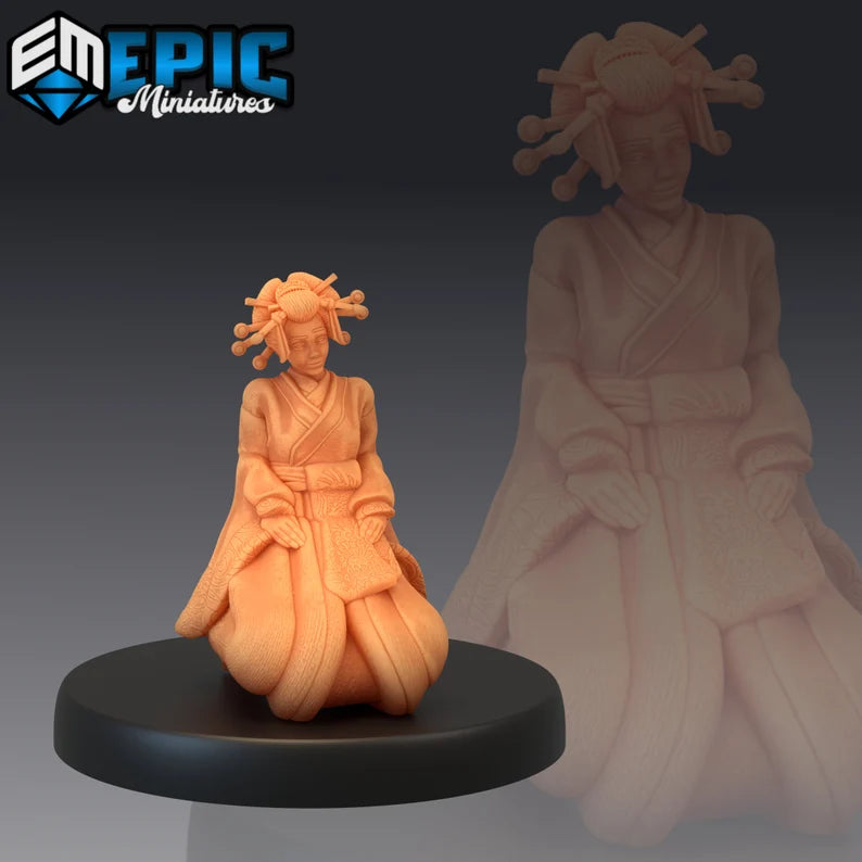 Geisha Spirit NPC Miniature
