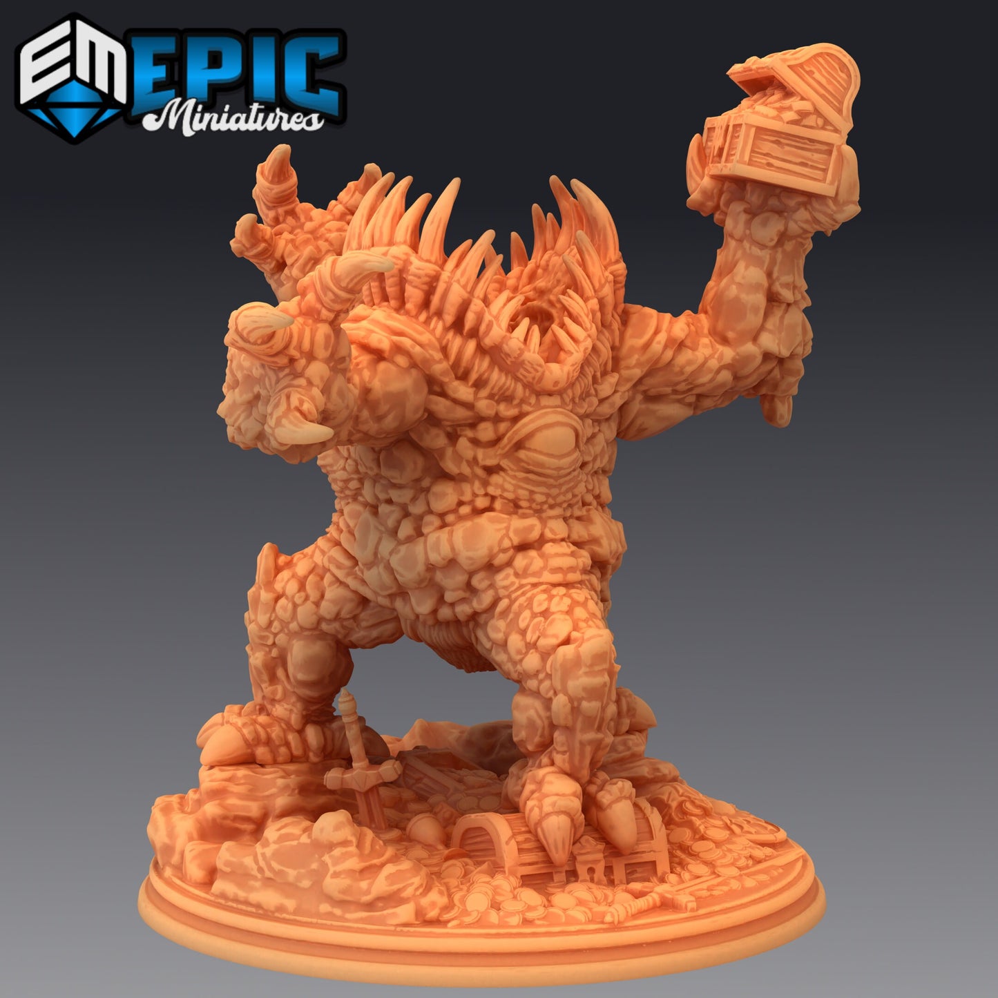Gem Devourer 1 Miniature | Bring Your Adventures To Life - Tabletop RPG & D&D miniature. Perfect for wargaming & collectors.