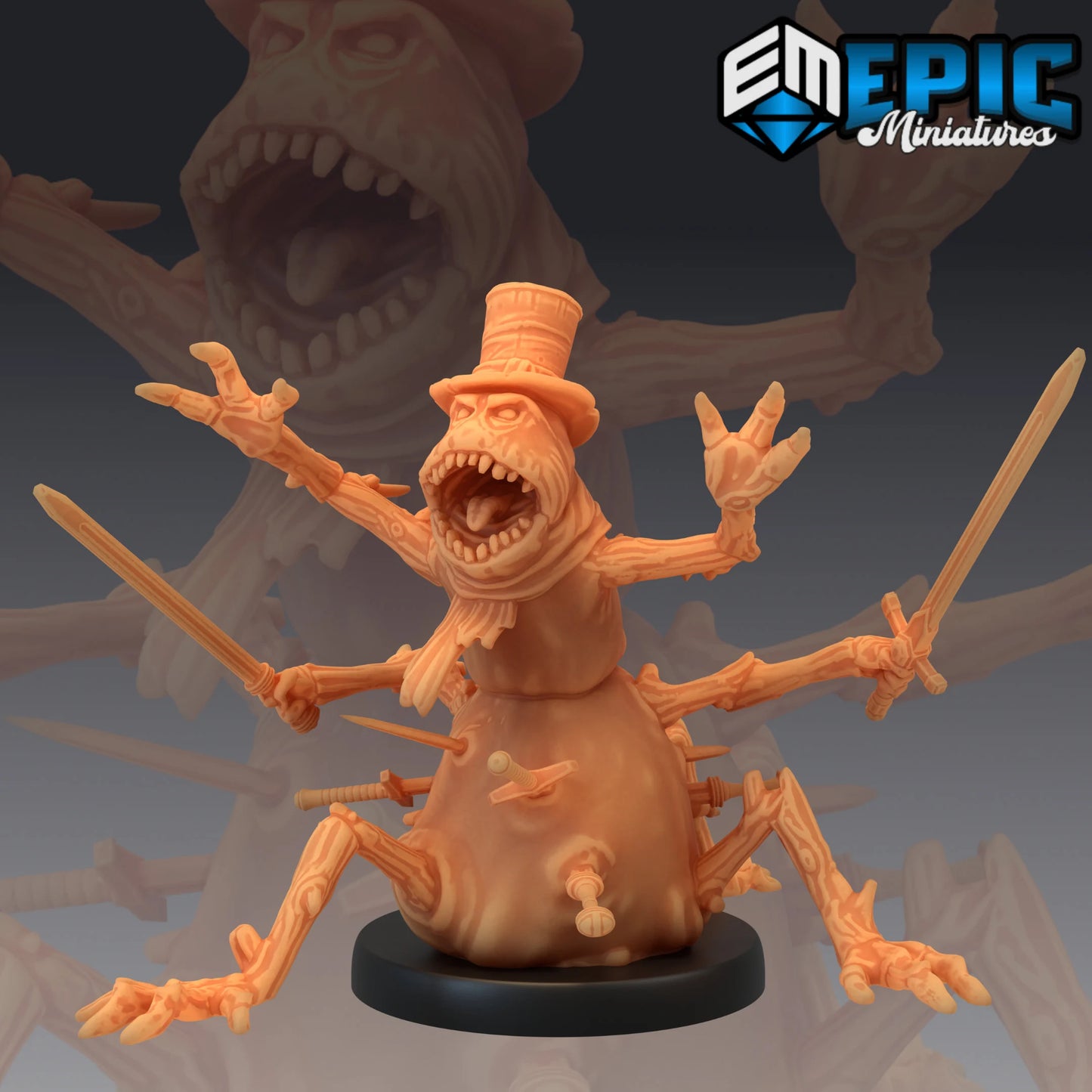 Snowman Mini 1 Miniature | Premium Quality 3D Printed - Tabletop RPG & D&D miniature. Perfect for wargaming & collectors.
