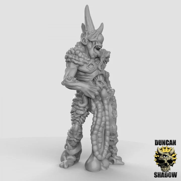 Plague Demon Miniature | For D&D, Pathfinder & More - Tabletop RPG & D&D miniature. Perfect for wargaming & collectors.