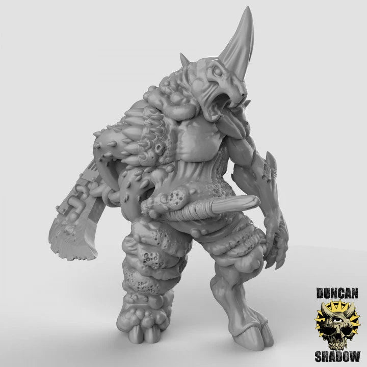 Plague-Rat Monster Miniature | Designed For Roleplaying Games - Tabletop RPG & D&D miniature. Perfect for wargaming & collect