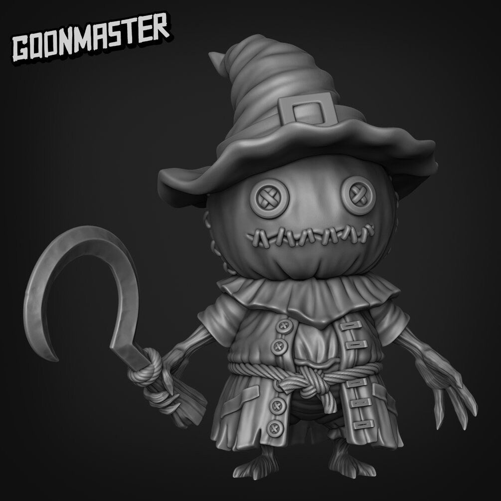 Scarecrow Miniature | Epic Addition To Any Game - Tabletop RPG & D&D miniature. Perfect for wargaming & collectors.