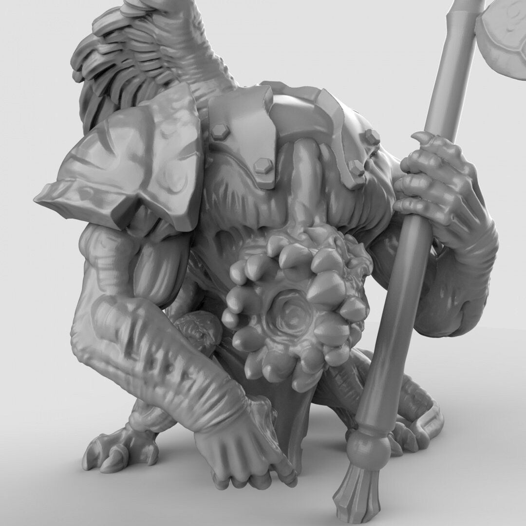 Demon Prince Miniature | Ideal For Wargaming & Rpgs - Tabletop RPG & D&D miniature. Perfect for wargaming & collectors.