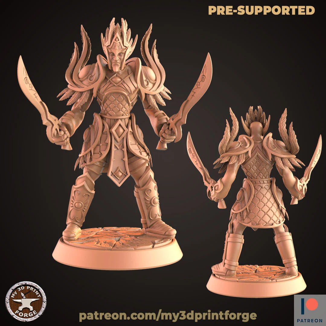 Elf Hunter Miniature | Premium Quality 3D Printed - Tabletop RPG & D&D miniature. Perfect for wargaming & collectors.