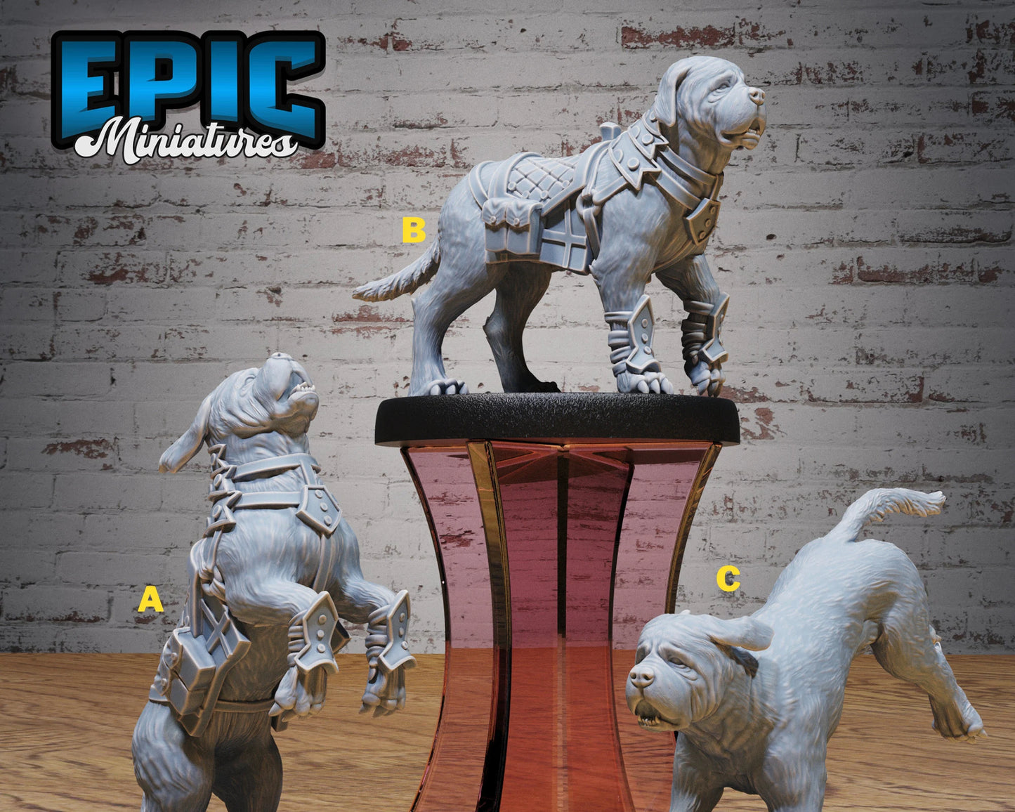 Hyena Dog 1 Miniature | Epic Addition To Any Game - Tabletop RPG & D&D miniature. Perfect for wargaming & collectors.