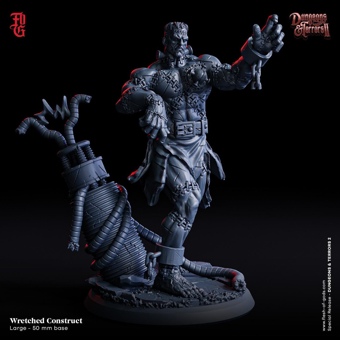 Nightmare Creepers, 32mm Scale, Miniature, Role Playing Games Miniature, WoW, Dungeon and Dragons, DnD, Horror, Torturer.