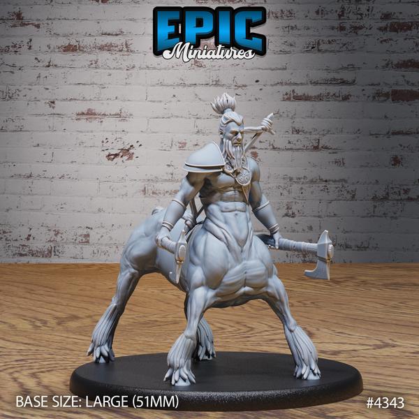 Centaur Miniature | 28mm & 32mm Scale Majestic Warrior Creature for DnD, Pathfinder, Tabletop RPGs, and Fantasy Adventures