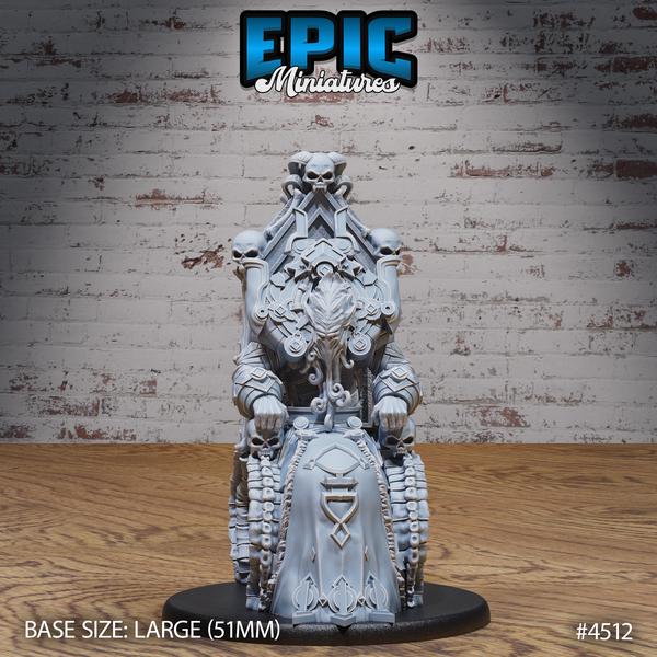 Mind Emperor Miniature | 28mm Scale Psionic Ruler for DnD, Pathfinder, Tabletop RPGs, and Dark Fantasy Adventures