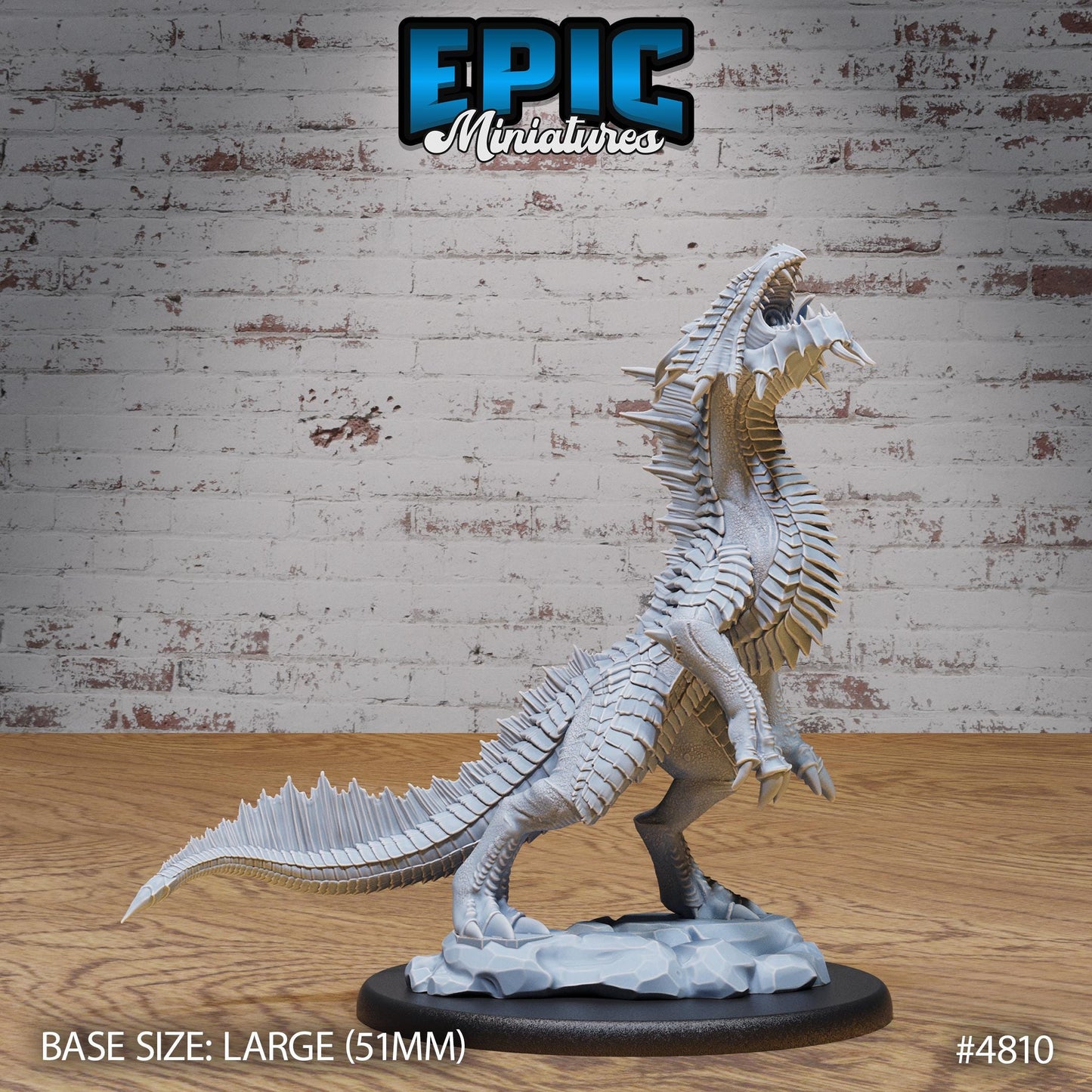 Bronze Drake Miniature | 28mm Scale Majestic and Powerful Dragon for DnD, Pathfinder, and Fantasy RPG Adventures