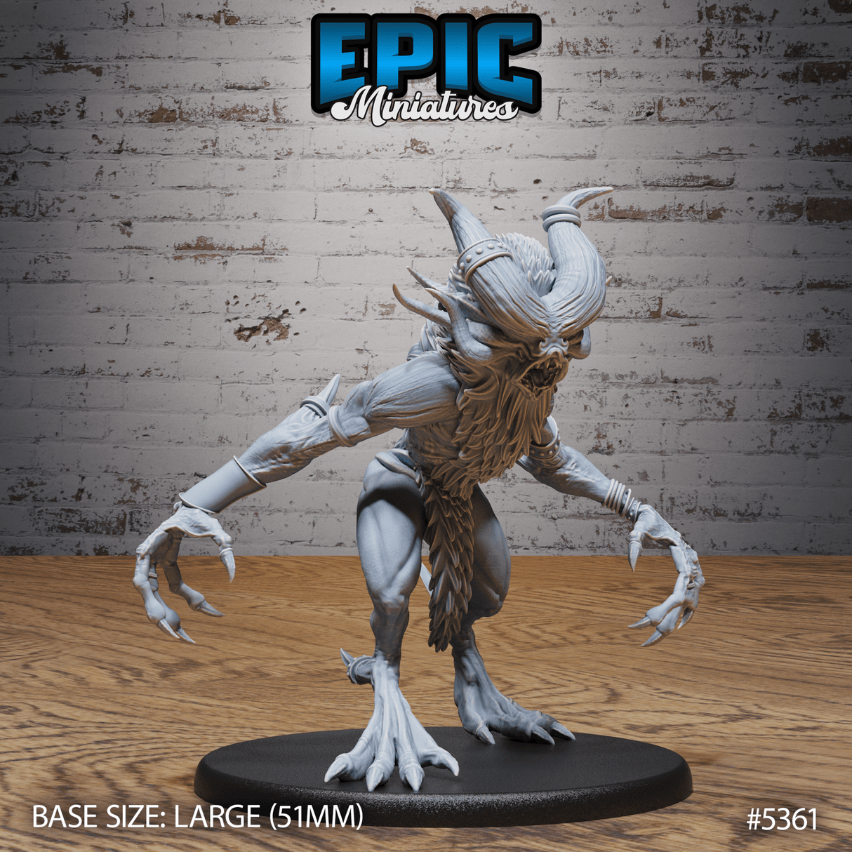 Katakan Vampire Miniature | B - Tabletop RPG & D&D miniature. Perfect for wargaming & collectors