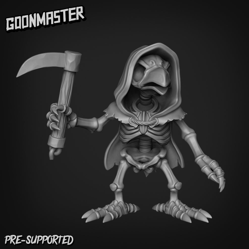 Kenku Skeleton Miniature | D - Tabletop RPG & D&D miniature. Perfect for wargaming & collectors