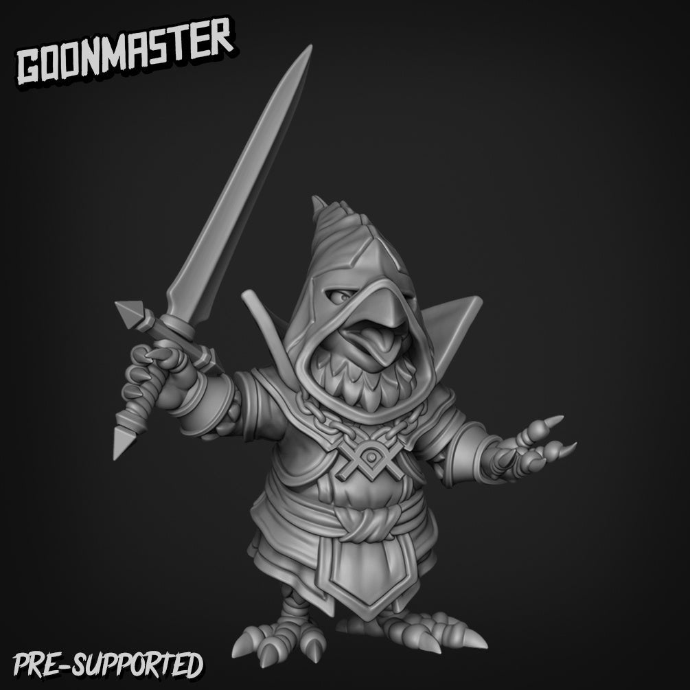 Kenku Warlock Miniature | B - Tabletop RPG & D&D miniature. Perfect for wargaming & collectors