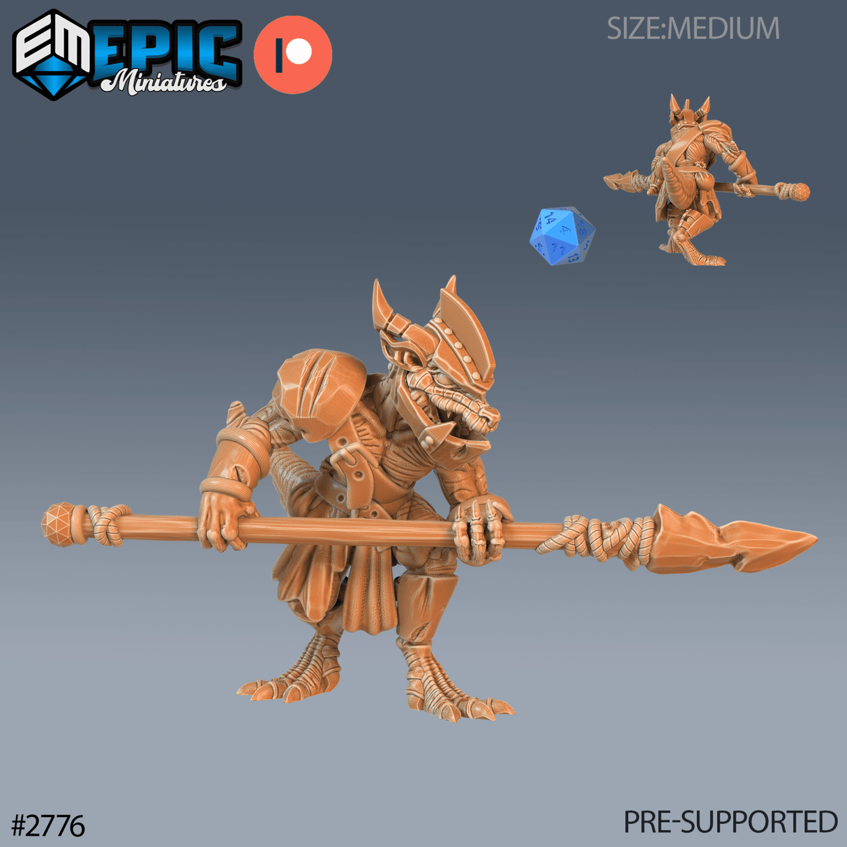 Kobold Elites Miniature | A - Tabletop RPG & D&D miniature. Perfect for wargaming & collectors