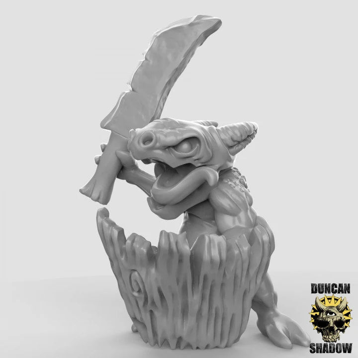 Kobold Miniature | A - Tabletop RPG & D&D miniature. Perfect for wargaming & collectors