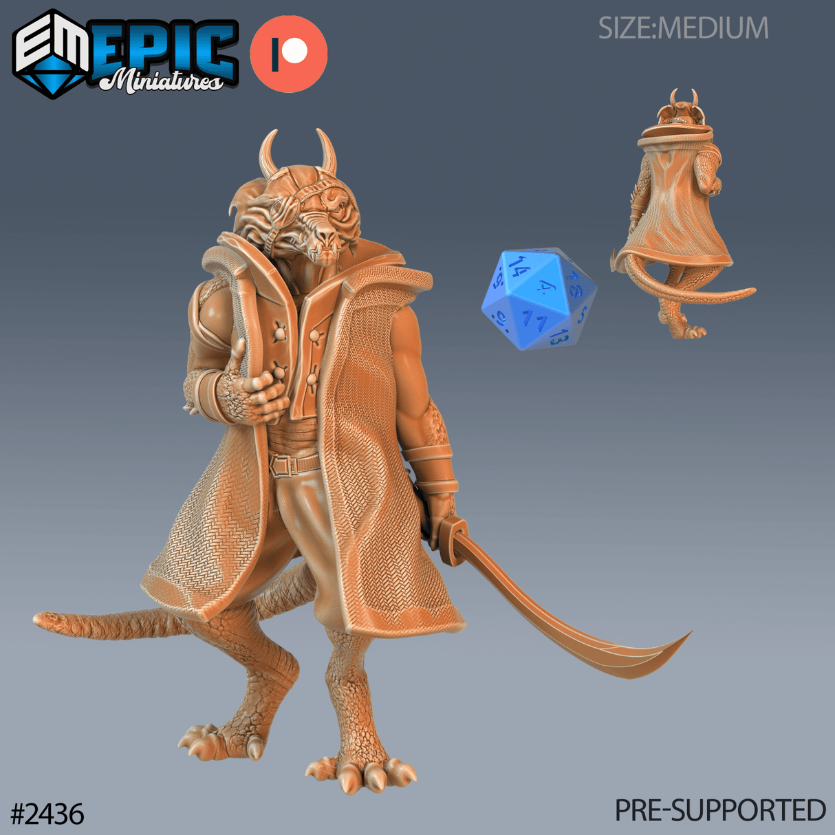 Winter Kobold Miniature set | B - Tabletop RPG & D&D miniature. Perfect for wargaming & collectors