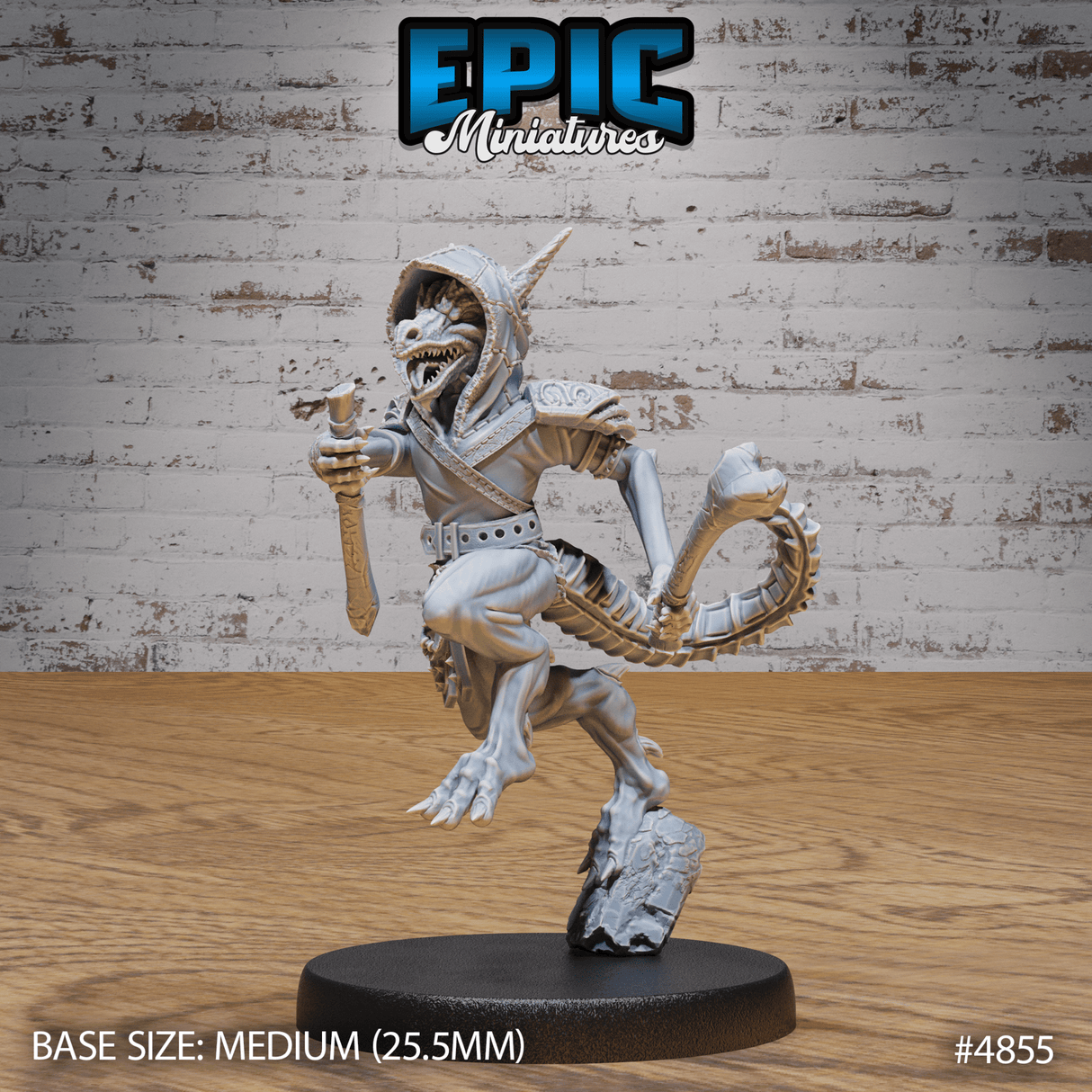 Kobold Minion Miniature | B - Tabletop RPG & D&D miniature. Perfect for wargaming & collectors