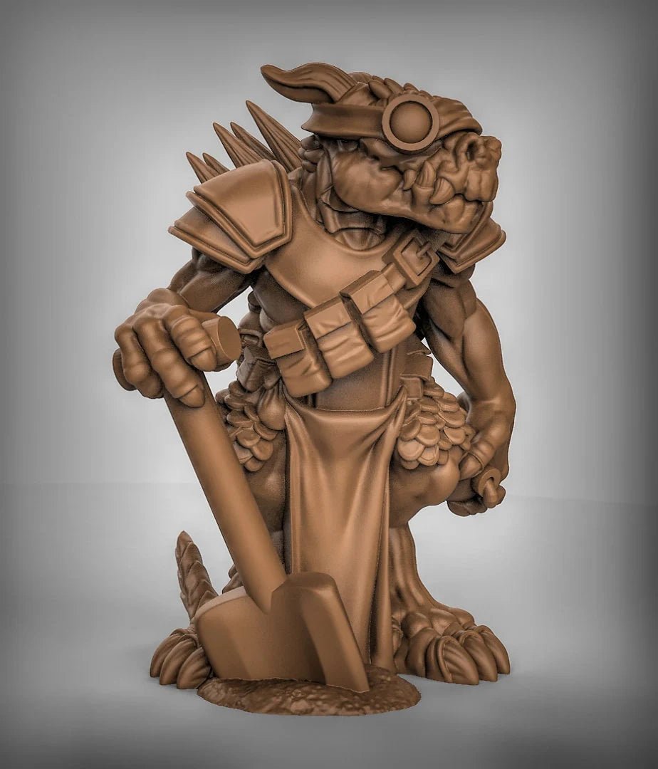 Kobold Trappers Miniature | C - Tabletop RPG & D&D miniature. Perfect for wargaming & collectors