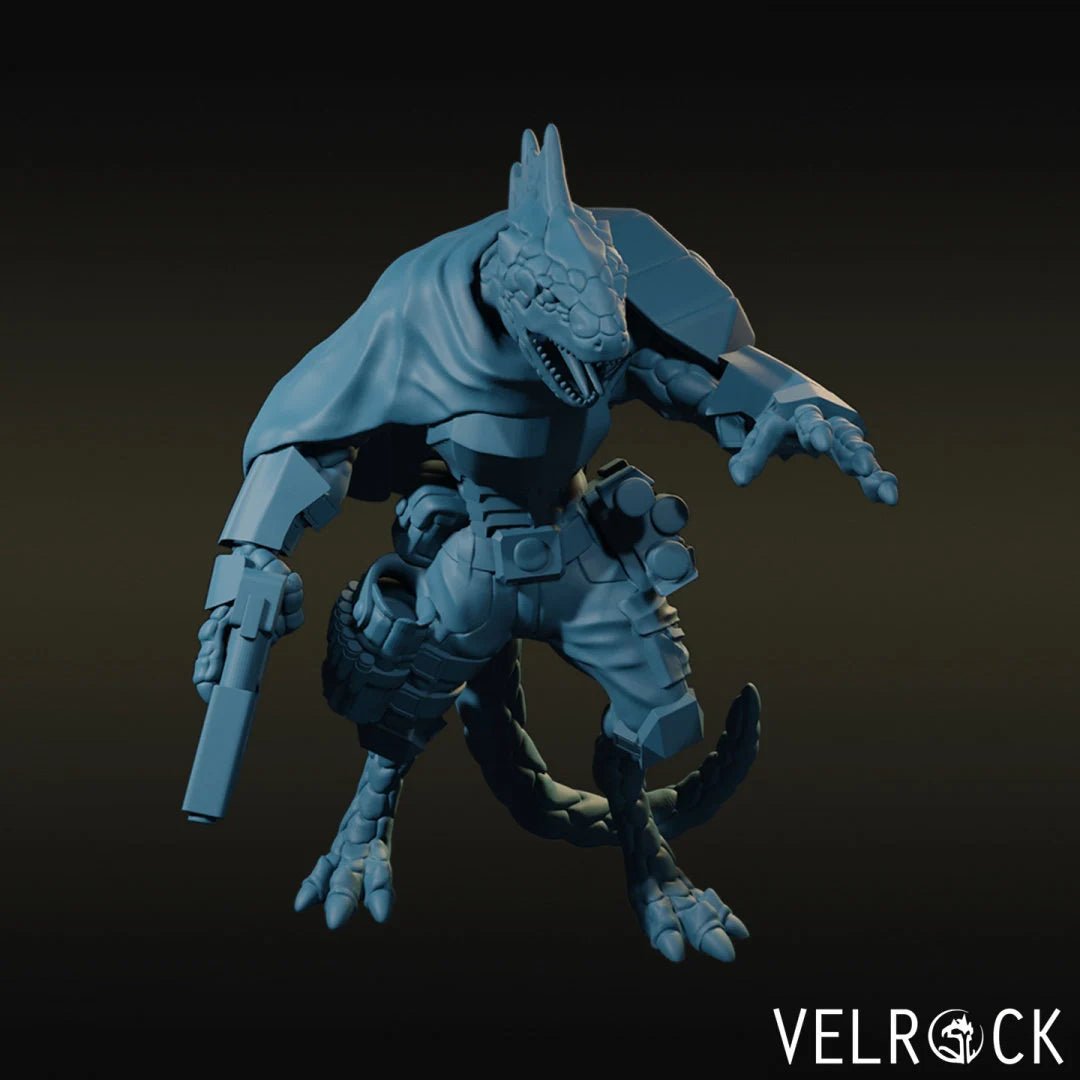 Lizardmen Recon Miniature | C - Tabletop RPG & D&D miniature. Perfect for wargaming & collectors