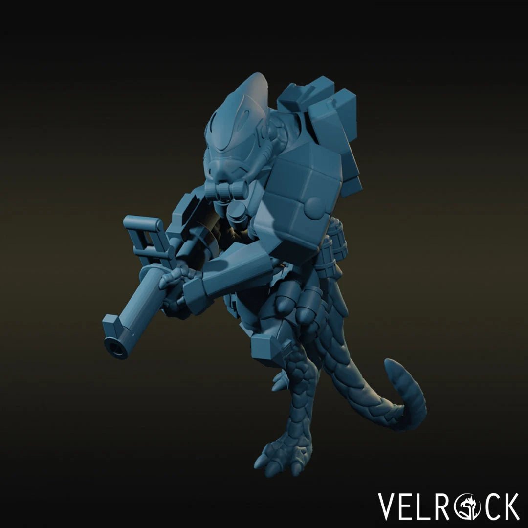Lizardmen Support Miniature | B - Tabletop RPG & D&D miniature. Perfect for wargaming & collectors