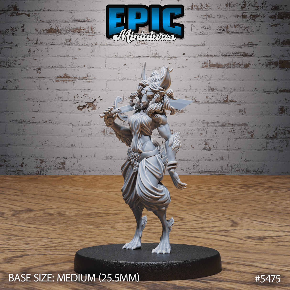 Lynx Folk Dancer Miniature | A - Tabletop RPG & D&D miniature. Perfect for wargaming & collectors