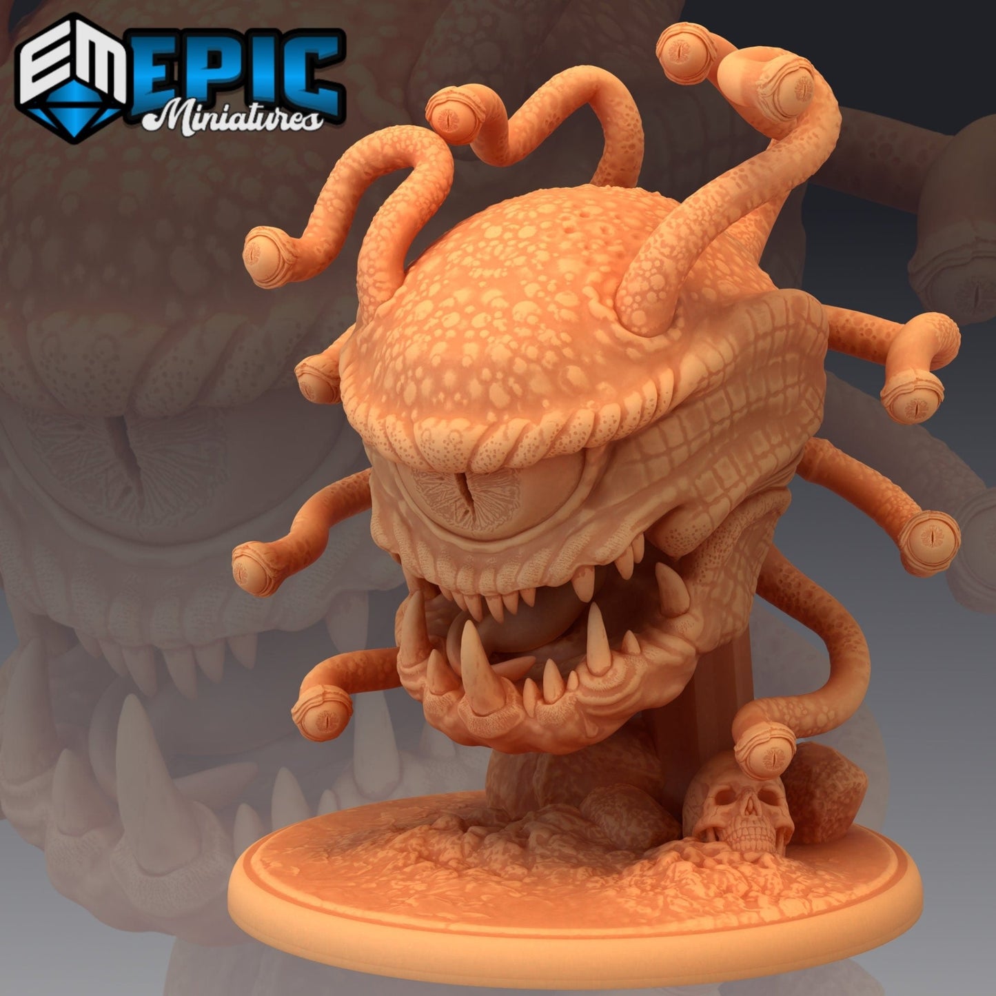 Magma Tyrant Miniature - 1364 beholder -