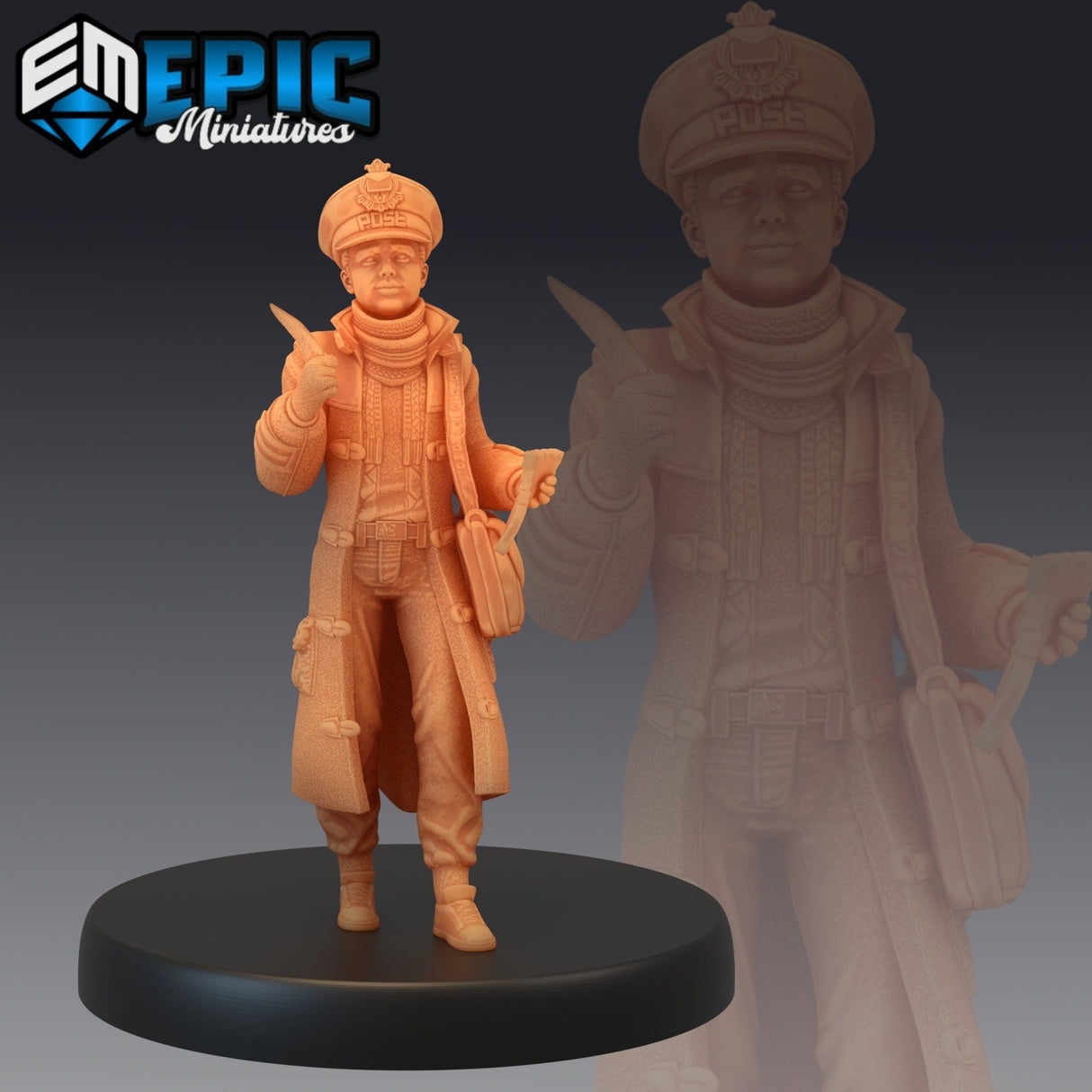 Mailboy NPC Miniature | 2119 - Tabletop RPG & D&D miniature. Perfect for wargaming & collectors