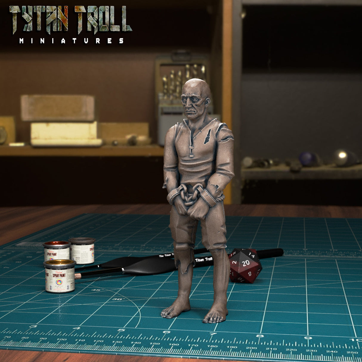 prisoner Bundle Miniature | D - Tabletop RPG & D&D miniature. Perfect for wargaming & collectors