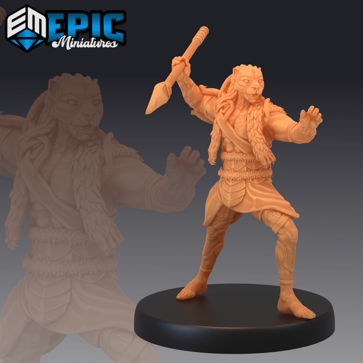 Masked Hunter Miniature | B - Tabletop RPG & D&D miniature. Perfect for wargaming & collectors