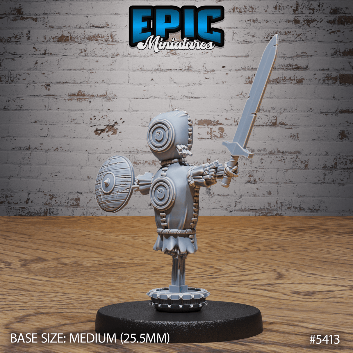 Mimic Practice Dummy Miniature | A - Tabletop RPG & D&D miniature. Perfect for wargaming & collectors