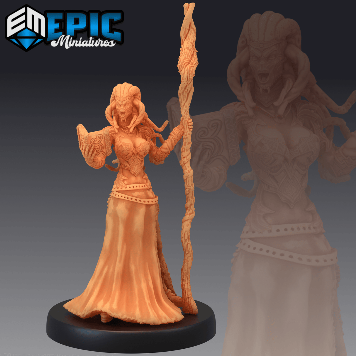 Mind Domina Miniature | C - Tabletop RPG & D&D miniature. Perfect for wargaming & collectors