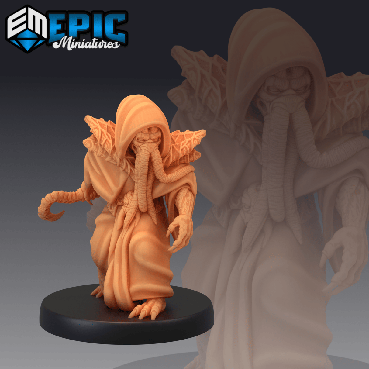Mind Eater Miniature set | B - Tabletop RPG & D&D miniature. Perfect for wargaming & collectors