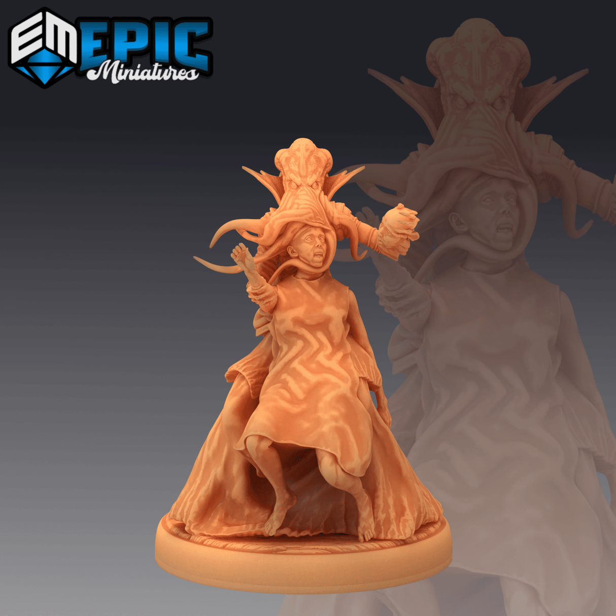 Mind Eater Miniature | C - Tabletop RPG & D&D miniature. Perfect for wargaming & collectors